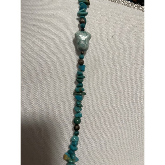 Carolyn Pollack Sterling Silver Green & Blue Turquoise Beaded 18" Necklace - Picture 8 of 10